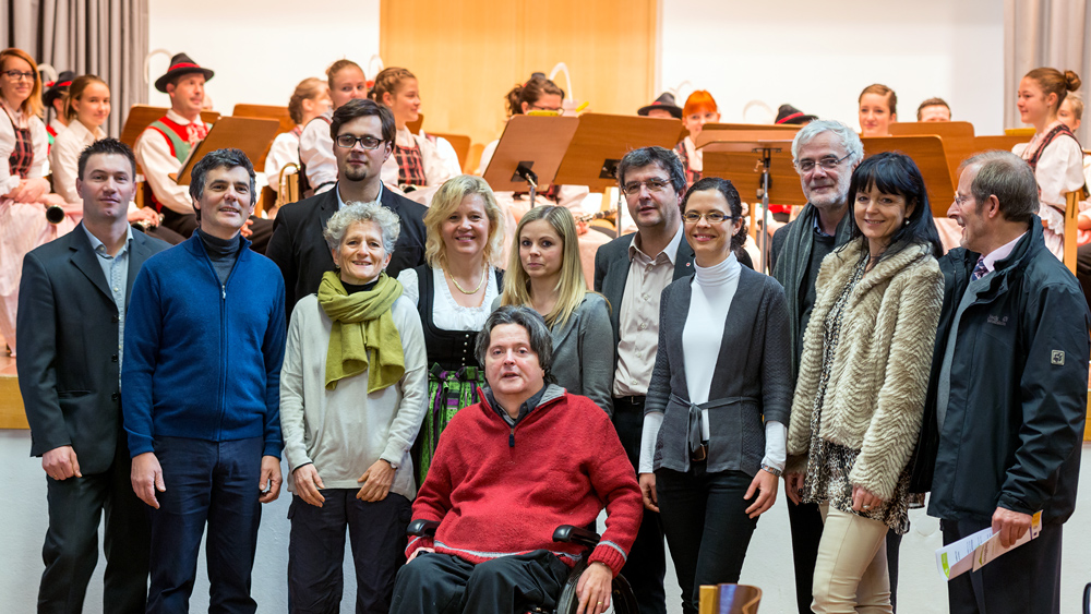 Tschögglberg-Team - Pressekonferenz