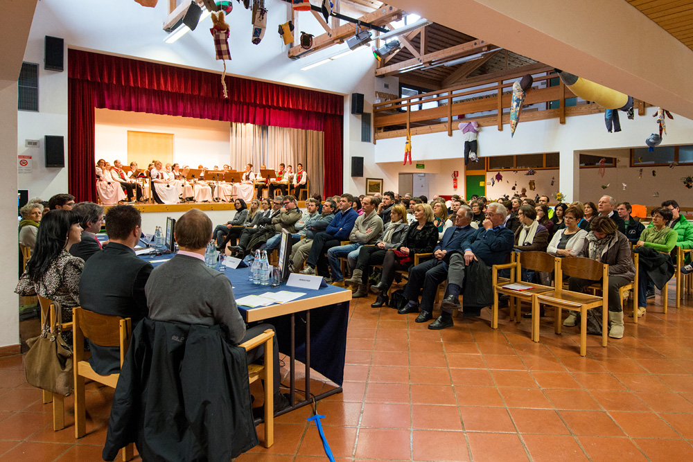 Tschögglberg-Team - Pressekonferenz