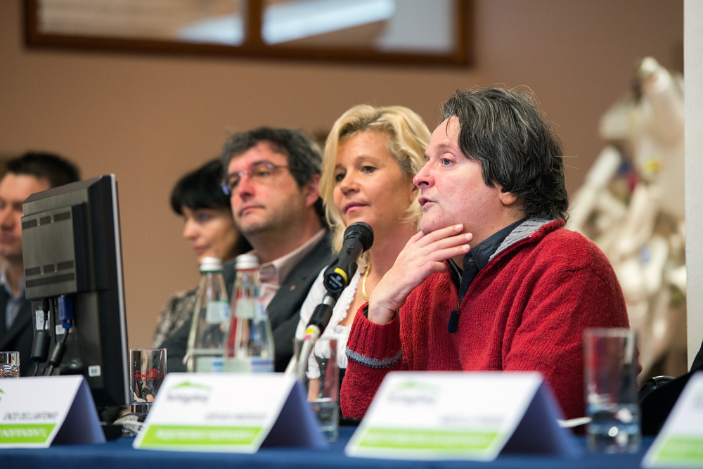 Tschögglberg-Team - Pressekonferenz