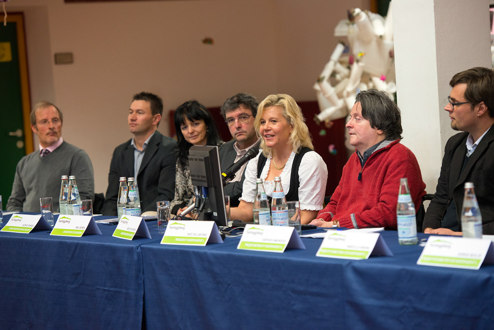 Tschögglberg-Team - Pressekonferenz