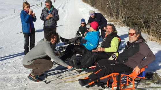 Winterurlaub im Ridnaun-Tal Gruppenfoto vom Winterurlaub im Ridnaun-Tal